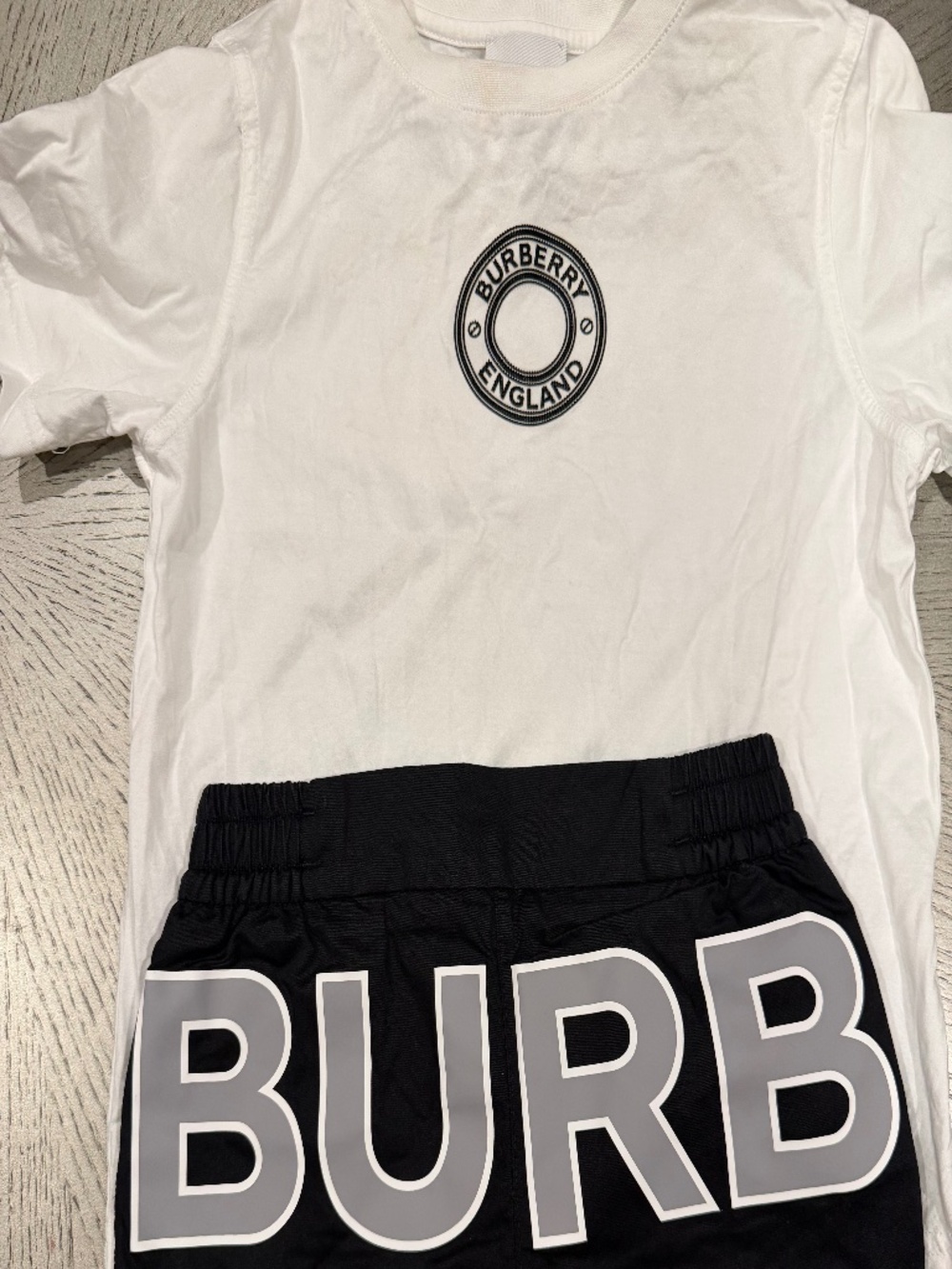 Boys Burberry short set